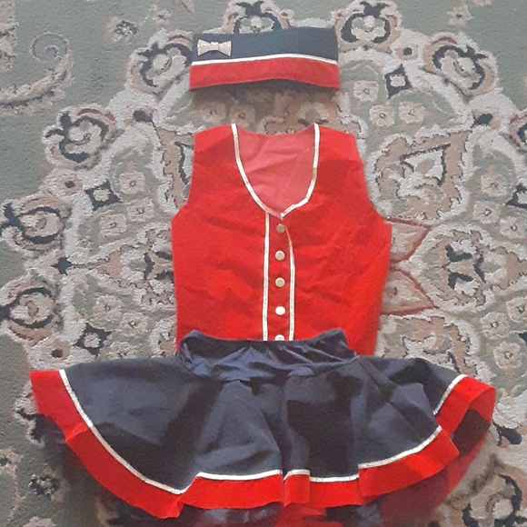 Girls Flight Attendant Dance or Halloween Costume - Picture 2 of 6